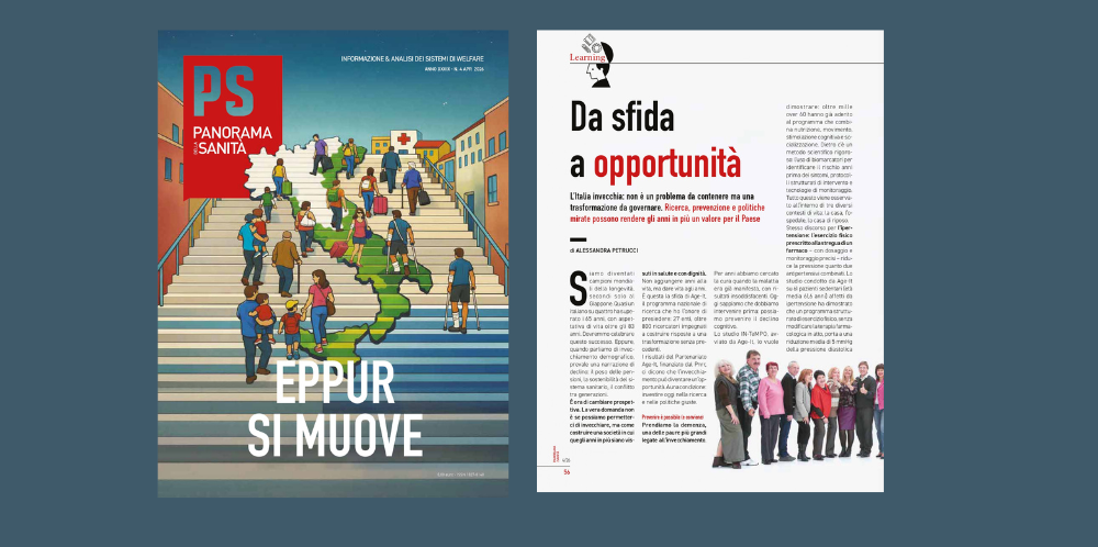 L’italia che invecchia: da sfida a opportunità – su Panorama della Sanità un articolo di Alessandra Petrucci