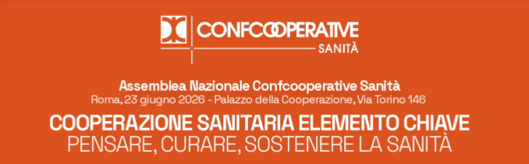 Confcooperative Sanità: il 23 giugno a Roma l’Assemblea nazionale dedicata al futuro del Servizio sanitario nazionale