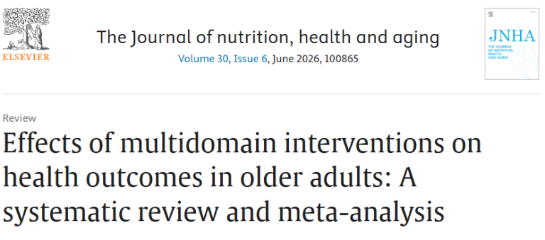 Interventi multidominio per l’invecchiamento sano: una meta-analisi ne conferma i benefici sulla funzionalità fisica e sul benessere psicologico
